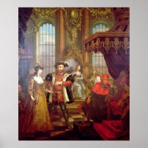 Henry VIII  introducing Anne Boleyn at court