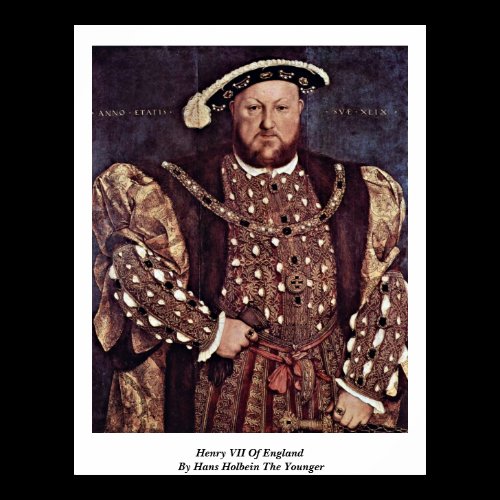 Henry Viii Of England By Hans Holbein The Younger Print