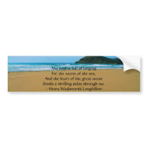 Henry Wadsworth Longfellow Spiritual Quote Bumper Stickers