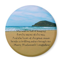 Henry Wadsworth Longfellow Spiritual Quote Refrigerator Magnets