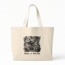 Hens & Chicks Tote Bags