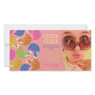 Hens Night Bachelorette Party Event Photo Invite photocard