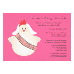 Hen's Party Funny Chicken Illustrated Invite