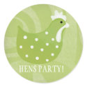 Hens Party Night Thank You Label Sticker sticker