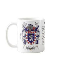 Hensley Family Coat of Arms mug by NemethArt Hensley Family Coat of Arms mug