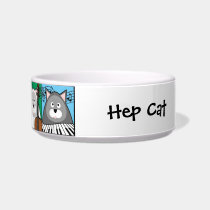 Hep Cat Pet Bowl