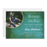 Hep -Grunge photo graduation cards Announcement