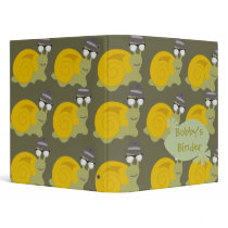 Hep Snail Customizable Binder
