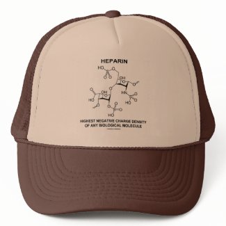 Heparin Highest Negative Charge Density Biological hat