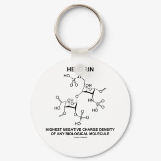 Heparin Highest Negative Charge Density Biological keychain