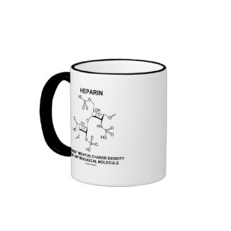 Heparin Highest Negative Charge Density Biological mug