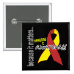 Hepatitis C Awareness Buttons