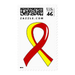 Hepatitis C Red Yellow Ribbon 3 postage
