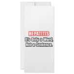 Hepatitis...Not a Sentence Customized Rack Card
