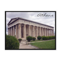 hephaestus agora athens postcard