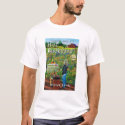 Her Backyard by Doreen Lewis t-shirts