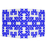 Her Cute Girly Style Blue & White Damask Girls binders
