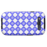 Her Cute Girly Style Blue & White Damask Girls casemate cases