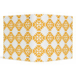 Her Cute Girly Style Orange & White Damask Girls binders