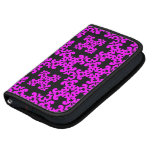 Her Cute Girly Style Pink & Black Damask Girls Organizer