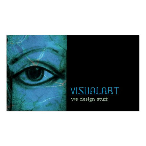 Her Eye l Graffiti l Grunge Business Card Template (front side)