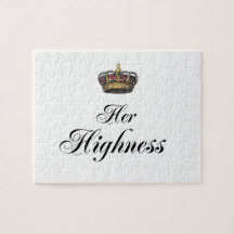 Her Highness (part of his and hers set) Puzzle