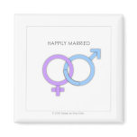 her+him :: Happily Married magnets