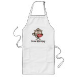 Her Love Monkey Funny Valentine Apron