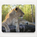 Her Majesty: The Lioness Mousepad by kerstitch Her Majesty: The Lioness Mousepad