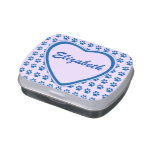 Her Personal Candy Tin w/ Heart and Cat Paws at Zazzle