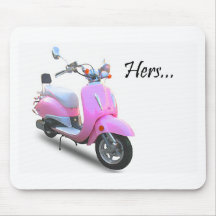 Her Scooter Mouse Pad
