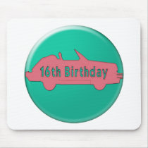 Her Sweet 16th Birthday Gifts Mouse Pads