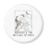 Heracles &amp; The Bull of Crete Refrigerator Magnet