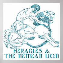 Heracles & The Nemean Lion Poster