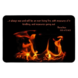 Heraclitus Everlasting Fire Magnet