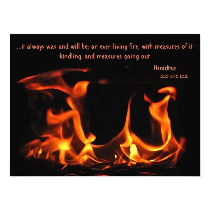Heraclitus Everlasting Fire Photo Print