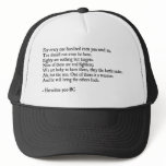 Heraclitus Quote hats