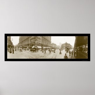 Herald Square, NYC Photo 1907 print