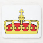 Heraldic crown Norway, Norway Mousepad