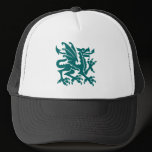 Heraldic Dragon 01 - Moss Green hats