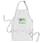 Heraldic Dragon (Green) - Apron #2
