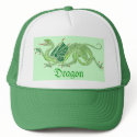 Heraldic Dragon (Green) - Hat #2 by bontondesigns Heraldic Dragon (Green) - Hat #2