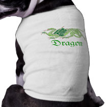 Heraldic Dragon (Green) - Pet Shirt pet clothing