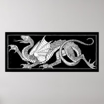 Heraldic Dragon Print