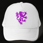 Heraldic Lion 01 - Purple hats