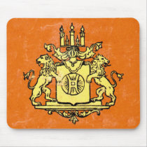 Heraldic Lions Mousepad by rengeek Heraldic Lions Mousepad