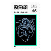 Heraldic Style Unicorn Stamp by Rosunaj Heraldic Style Unicorn Stamp