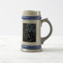 Heraldic Style Unicorn Stein mugs