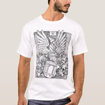 Heraldic Woodcut II t-shirts