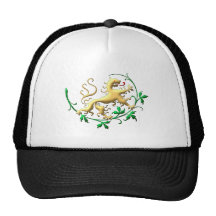 Heraldry lion heraldry lion trucker hat
